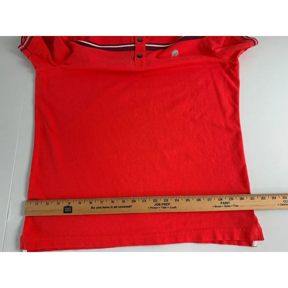 Banana Republic Milly Collection Men's Short Sleeve Polo Shirt Reddish Size L